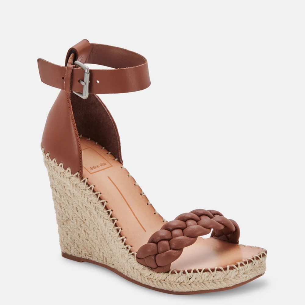 Dolce Vita Nikton Wedge Dark Brown Leather